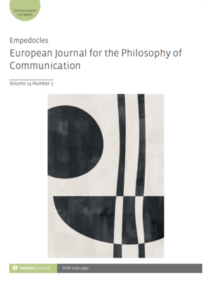 Empedocles: European Journal for the Philosophy of Communication 9.2