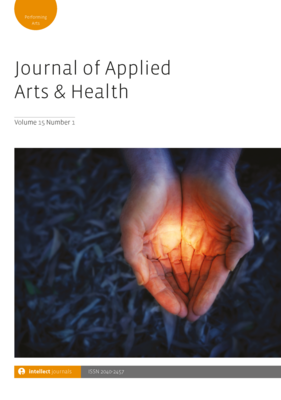 Journal of Applied Arts & Health 13.3 is out now! Special Issue