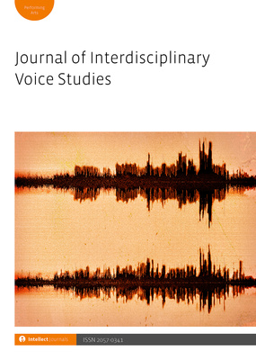Journal of Interdisciplinary Voice Studies 3.2 is now available