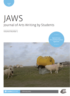JAWS: Journal of Arts Writing by Students 5.2 is now available
