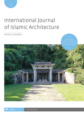 International Journal of Islamic Architecture 8.1 is now available