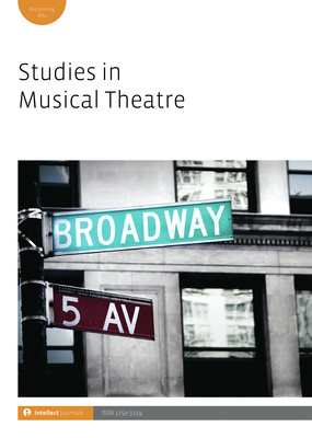 Studies in Musical Theatre 12.3 is now available