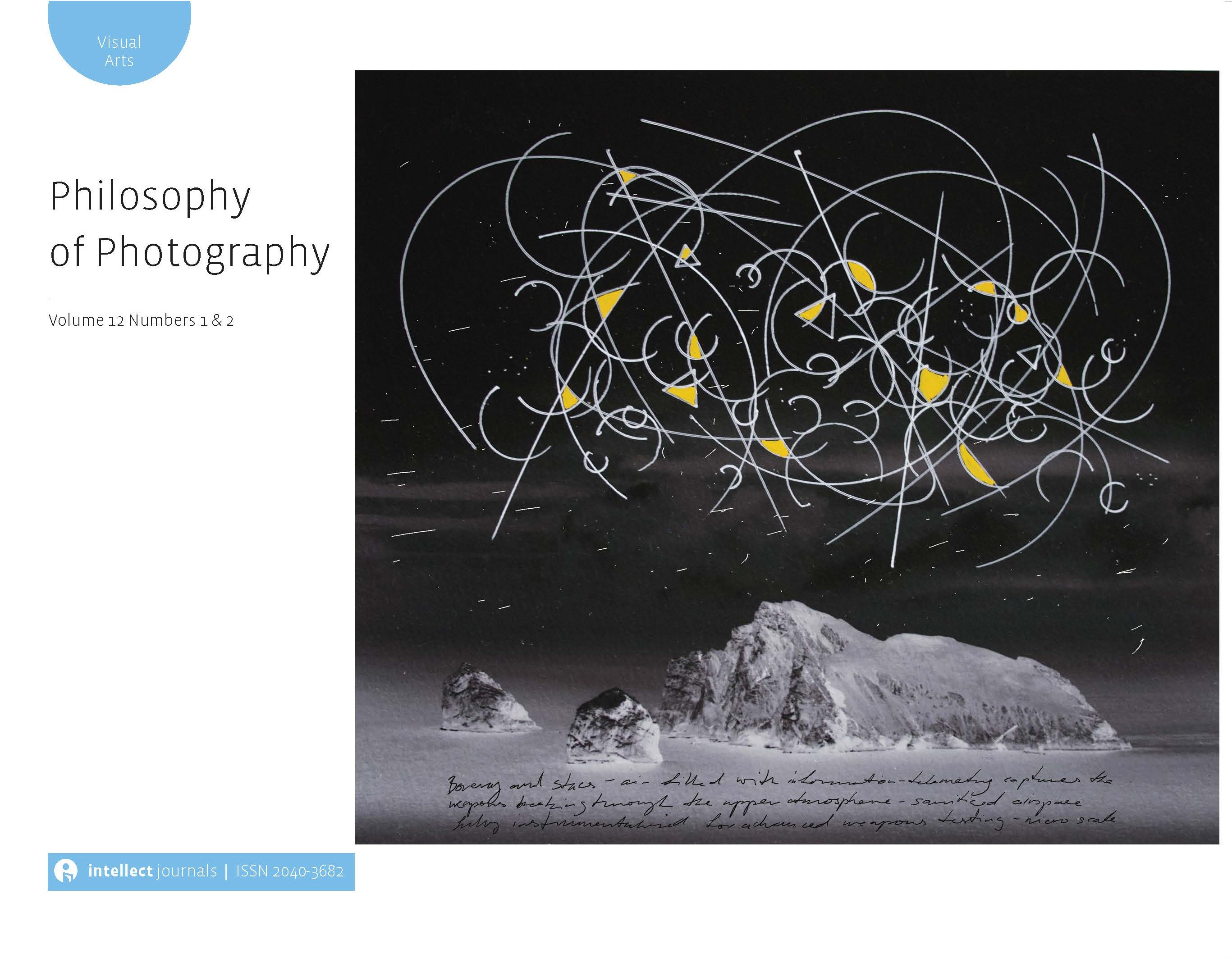 Philosophy of Photography 12.1-2 is out now