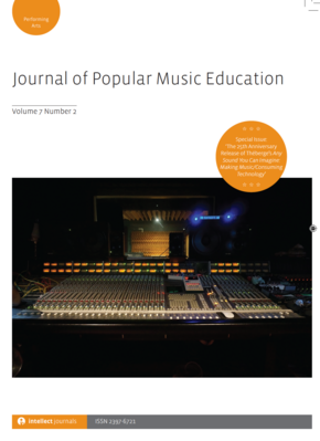 Journal of Popular Music Education 7.1 is out now!