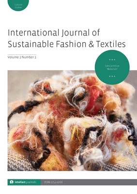 The Inaugural Issue of International Journal of Sustainable Fashion & Textiles is out now!