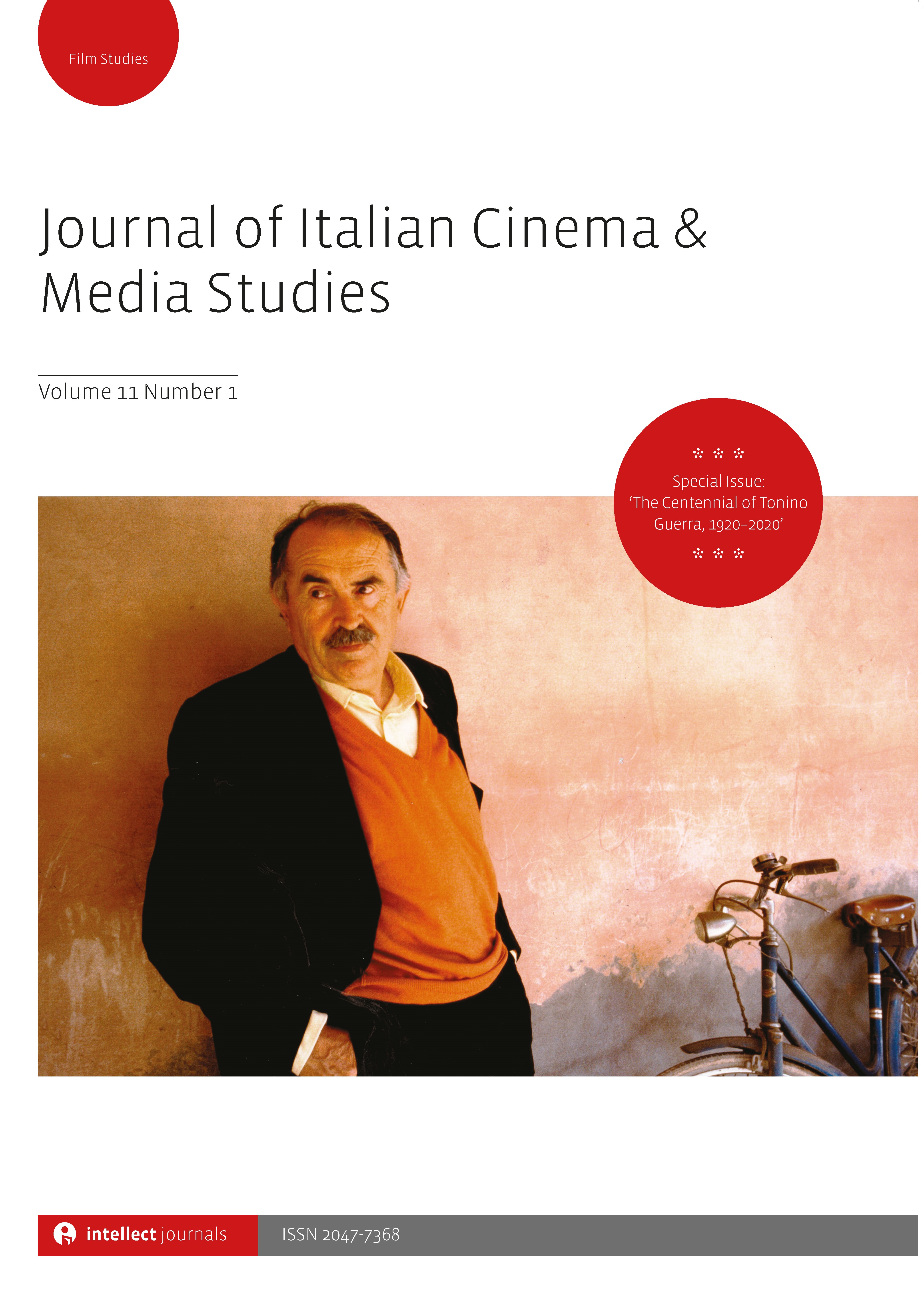 Journal of Italian Cinema & Media Studies 11.1 is out now! Special Issue